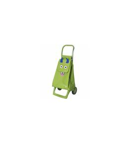 Rolser Monster Kid MF Joy 2 dětská nákupní taška na kolečkách, zelená