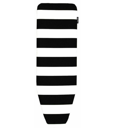 Potah na žehlící prkno 120x42 cm, černobílý, pro prkno 110 x 32 cm