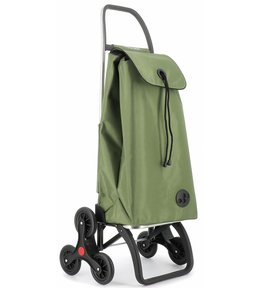 Rolser I-Max MF 6 nákupní taška s kolečky do schodů, zelená khaki