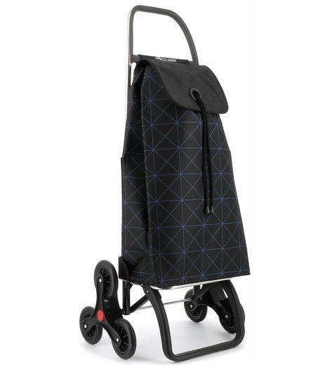 Rolser nákupní taška s kolečky do schodů I-Max Star Rd6, černo-modrá