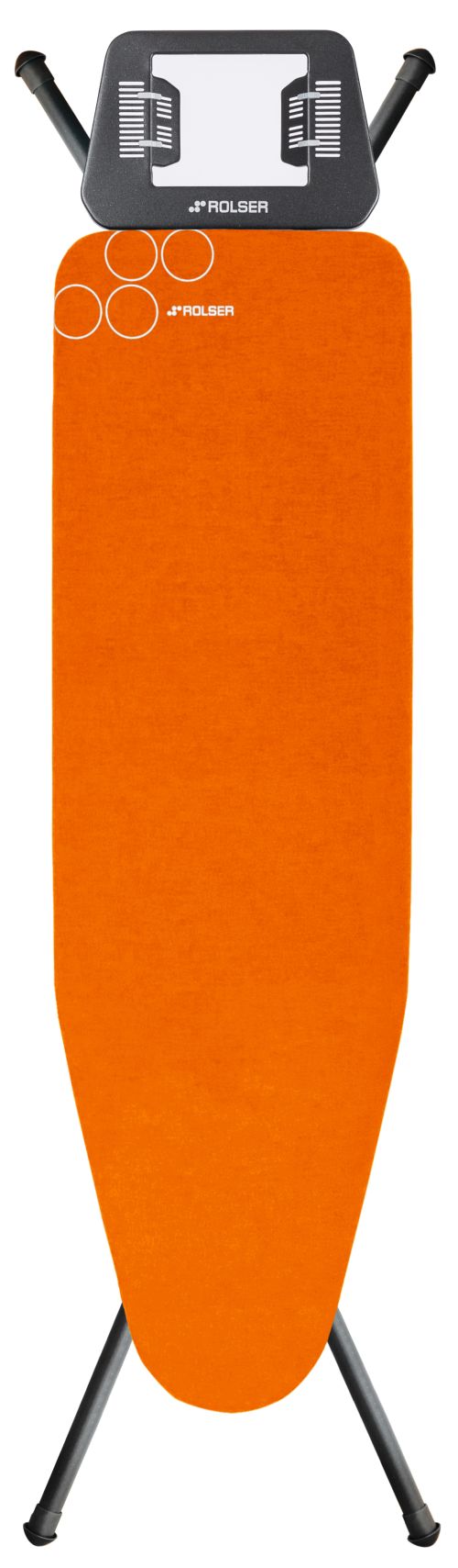 Levně Rolser žehlící prkno K-UNO Black Tube 115 x 35 cm - oranžové