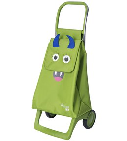 Rolser Monster Kid MF Joy 2 dětská nákupní taška na kolečkách, zelená