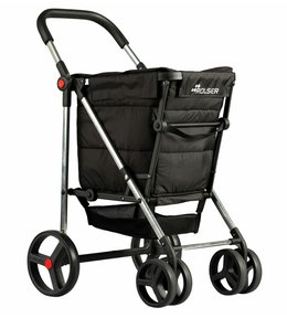 Skládací nákupní vozík Rolser na kolečkách černá