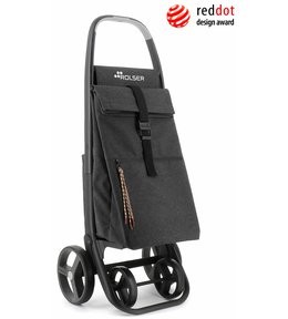 Rolser Clec Termo Eco 8 Plus, nákupní taška na  kolečkách, Carbon - černá