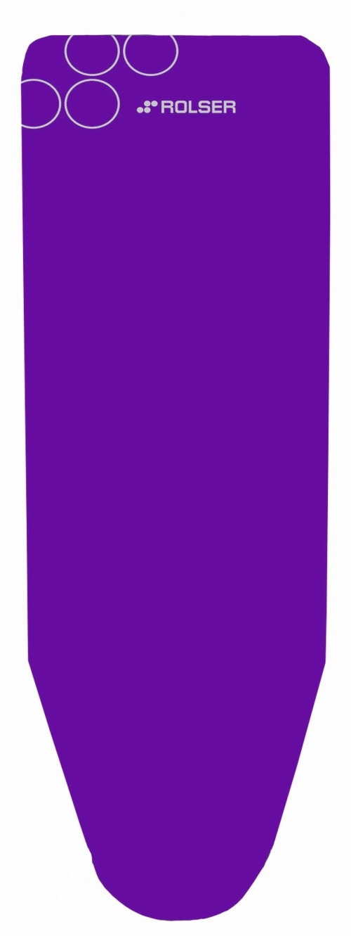 Rolser univerzální potah na žehlící prkna 140 x 55 cm, fialový